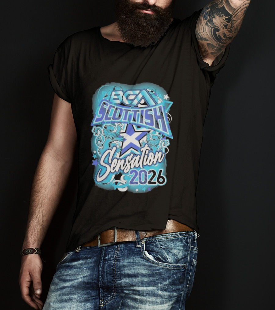 BCA Scottish Sensation 2026 Lions And Stars Competition T-Shirt