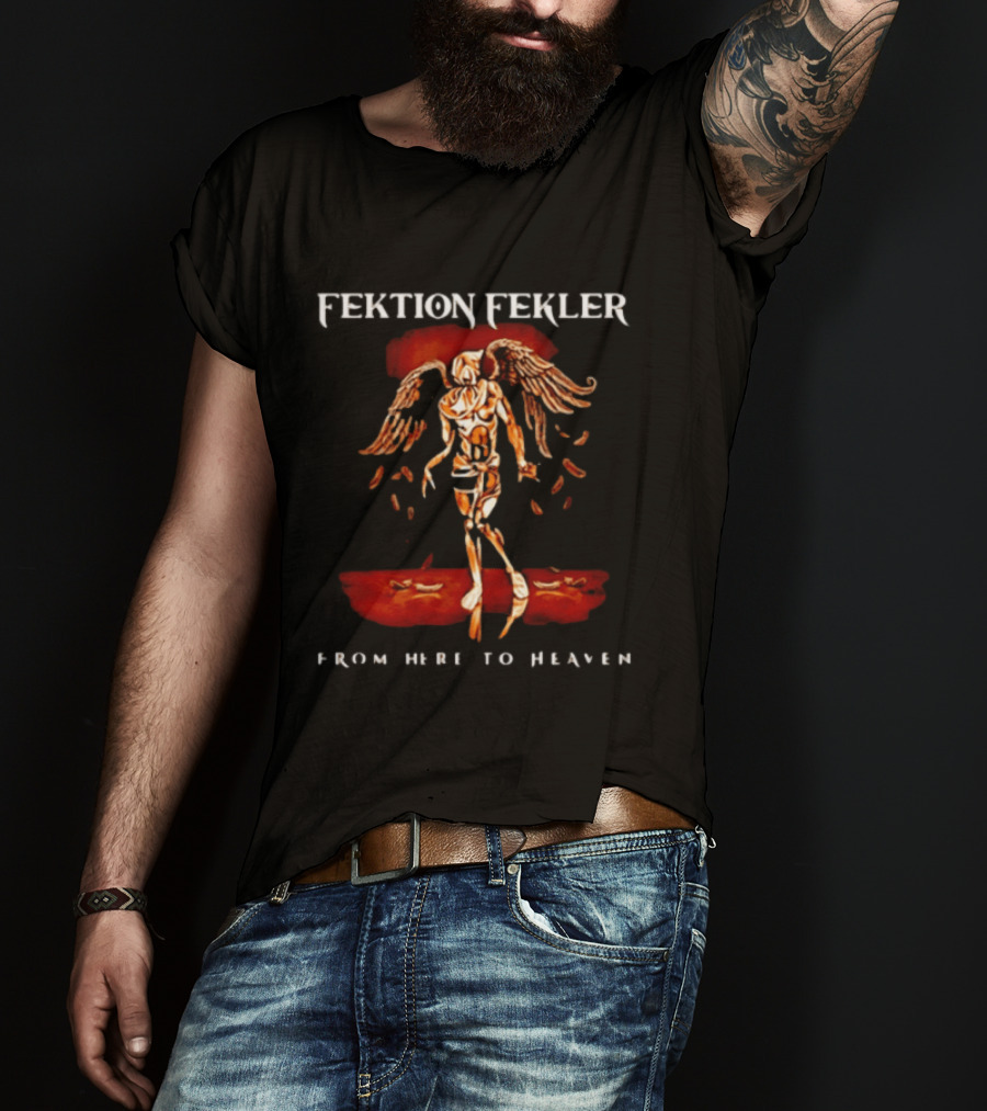 Fektion Fekler From Here To Heaven Angelic Figure With Wings T-Shirt