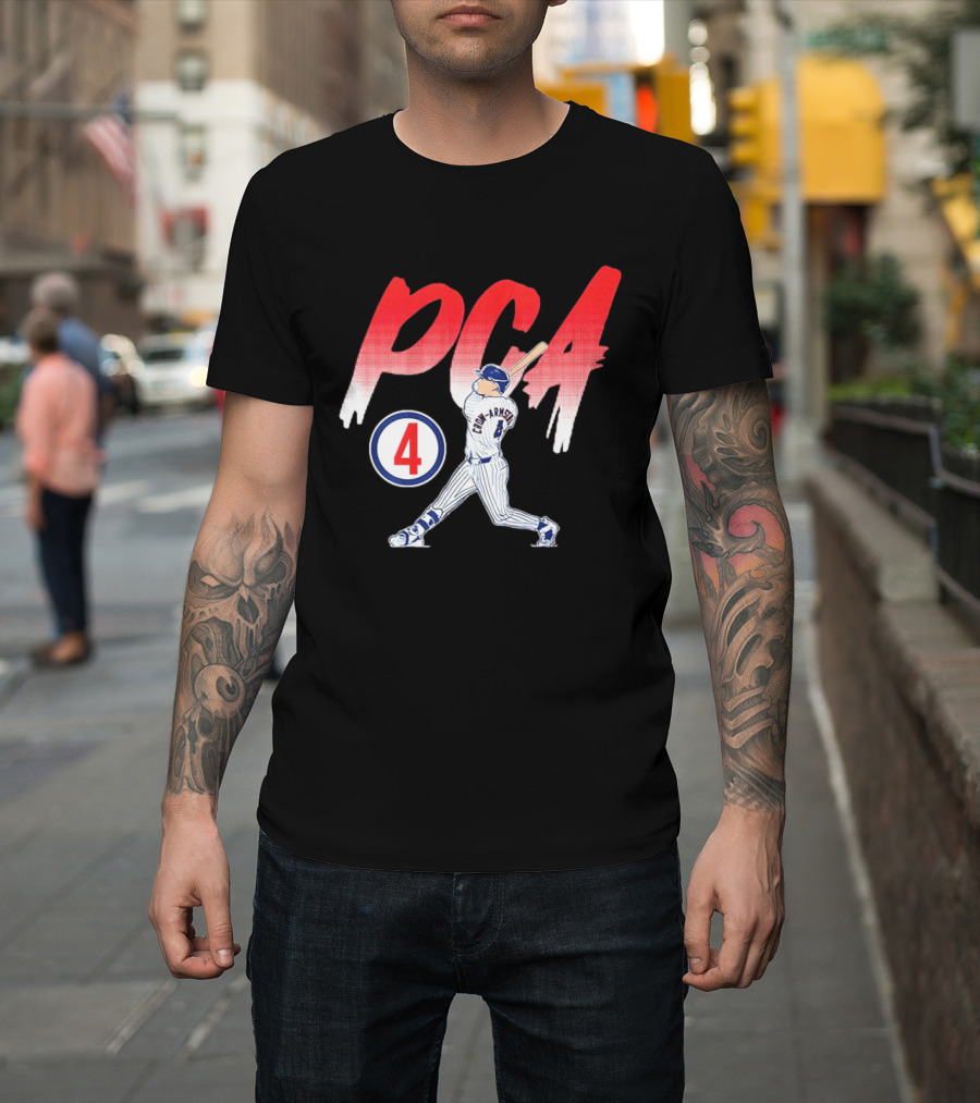 PCA Pete Crow Armstrong 04 Chicago Cubs Baseball Player Swing T-Shirt