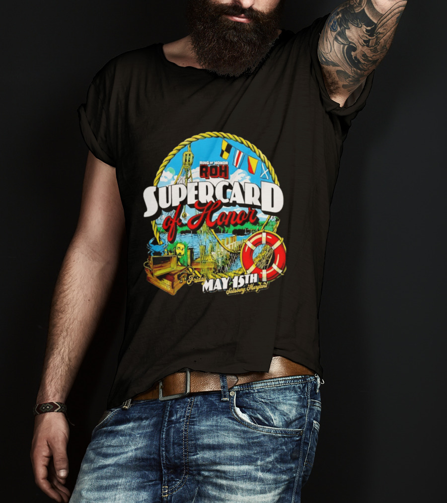 Ring Of Honor ROH Supercard Of Honor May 15th 2026 Salisbury Maryland Event Friday T-Shirt