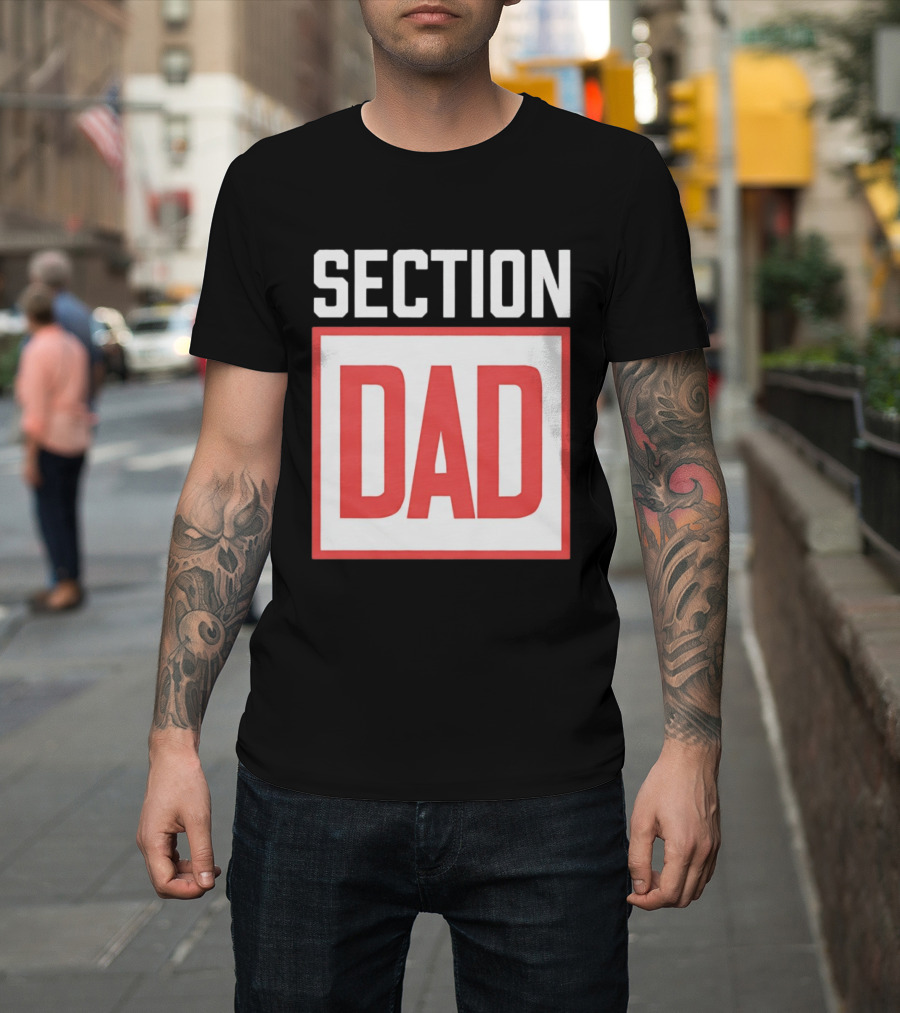 Section Dad Vintage Bold Text Block T-Shirt