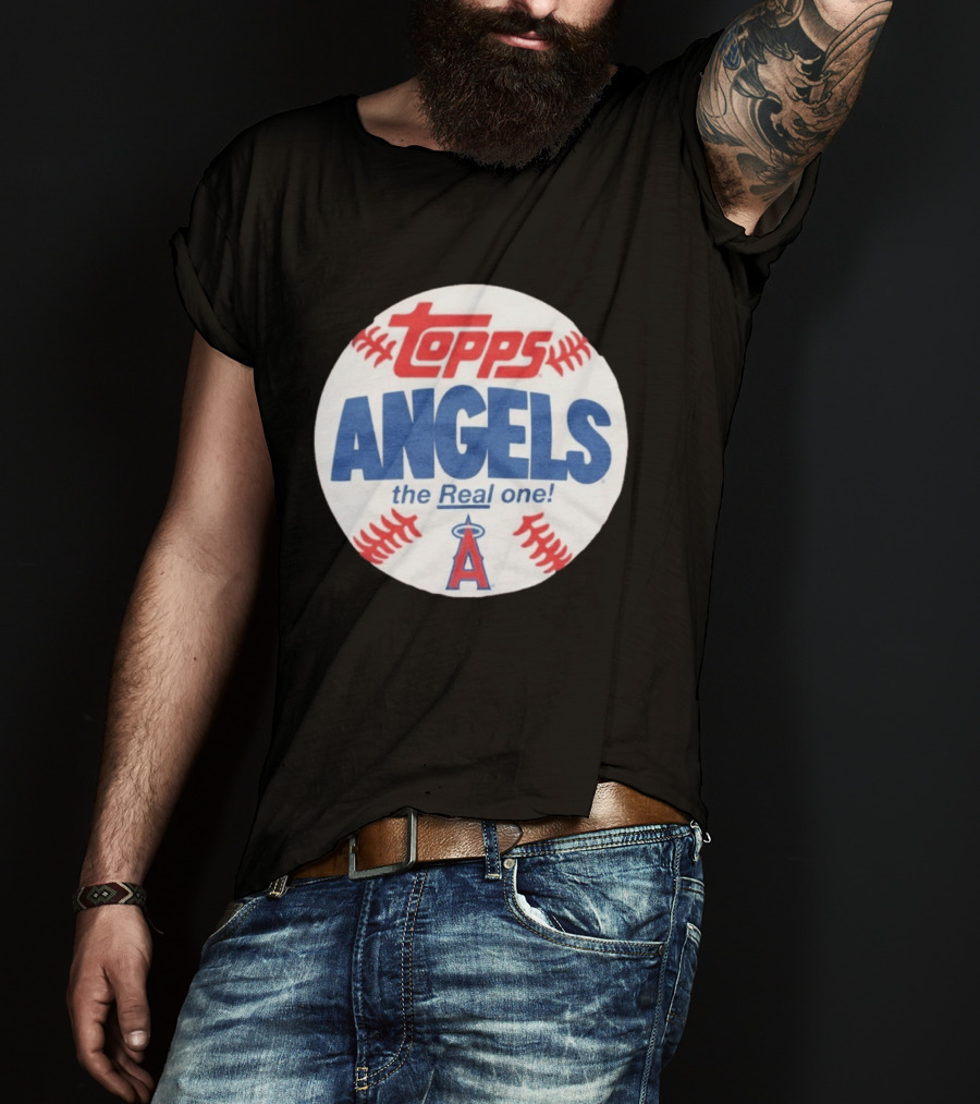 Topps Los Angeles Angels The Real One Baseball T-Shirt