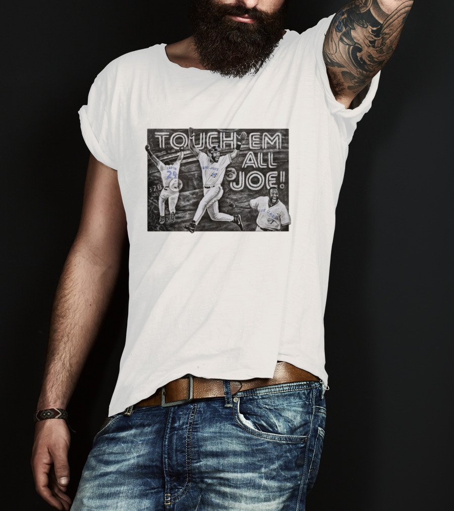 Toronto Blue Jays Joe Carter Touch Em All 29 Baseball 328 Ft T-Shirt