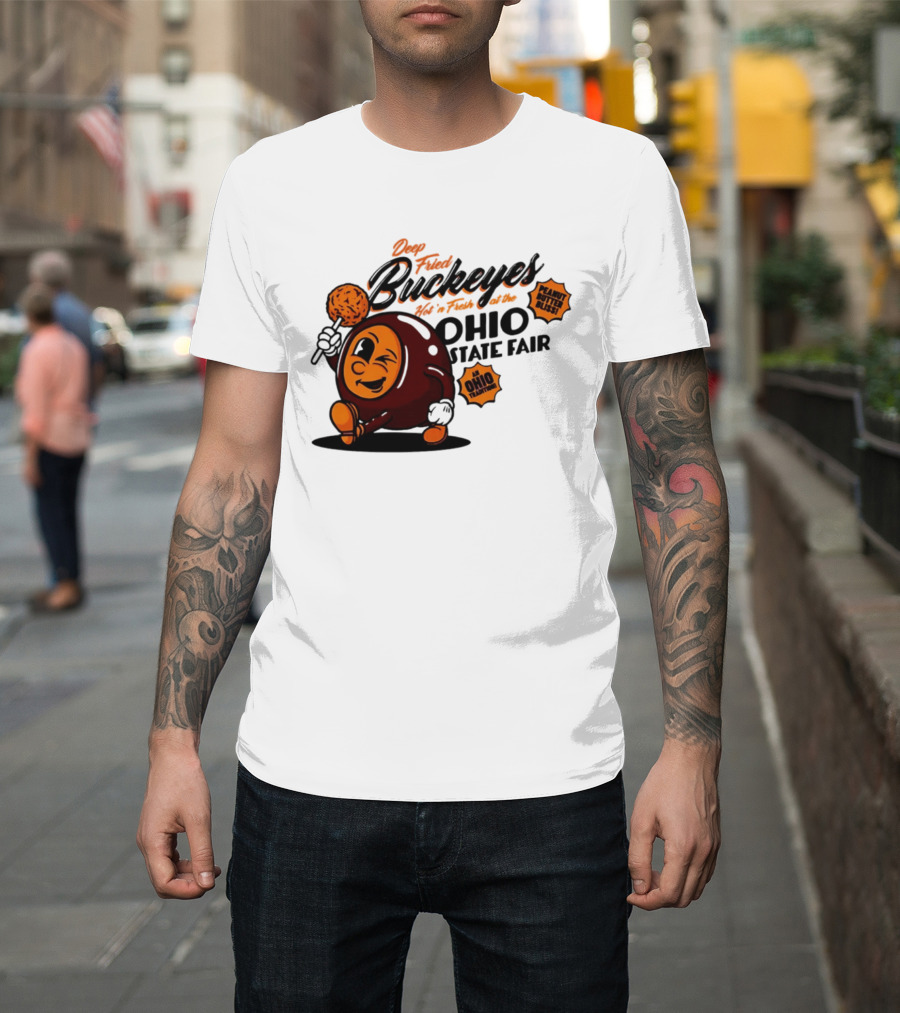 Ohio State Fair Deep Fried Buckeyes Hot'n Fresh Peanut Butter Bliss T-Shirt
