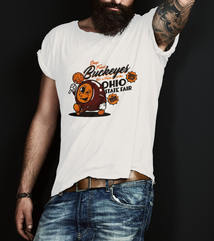 Ohio State Fair Deep Fried Buckeyes Hot'n Fresh Peanut Butter Bliss T-Shirt