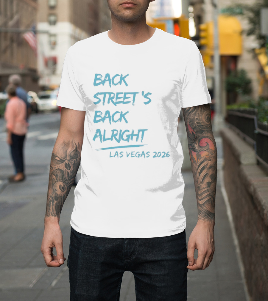 Backstreet's Back Alright Las Vegas 2026 T-Shirt
