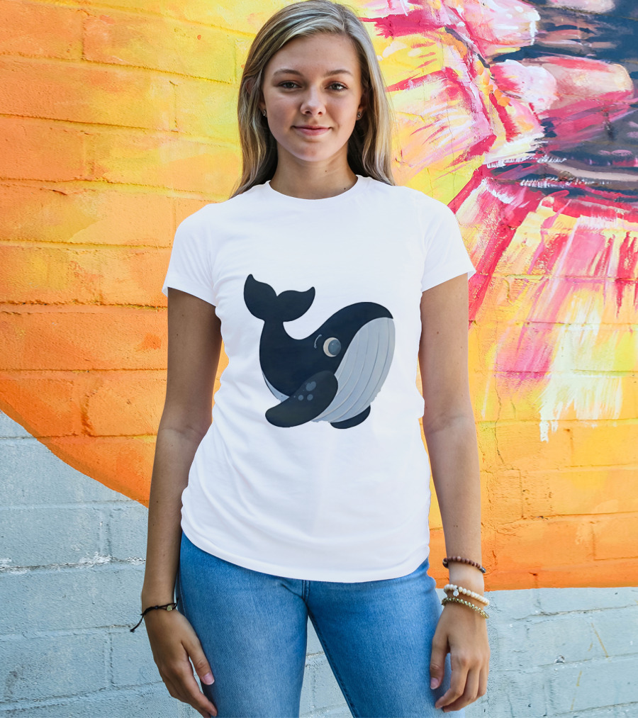 Cocomelon The Movie J.J Whale Cartoon T-Shirt