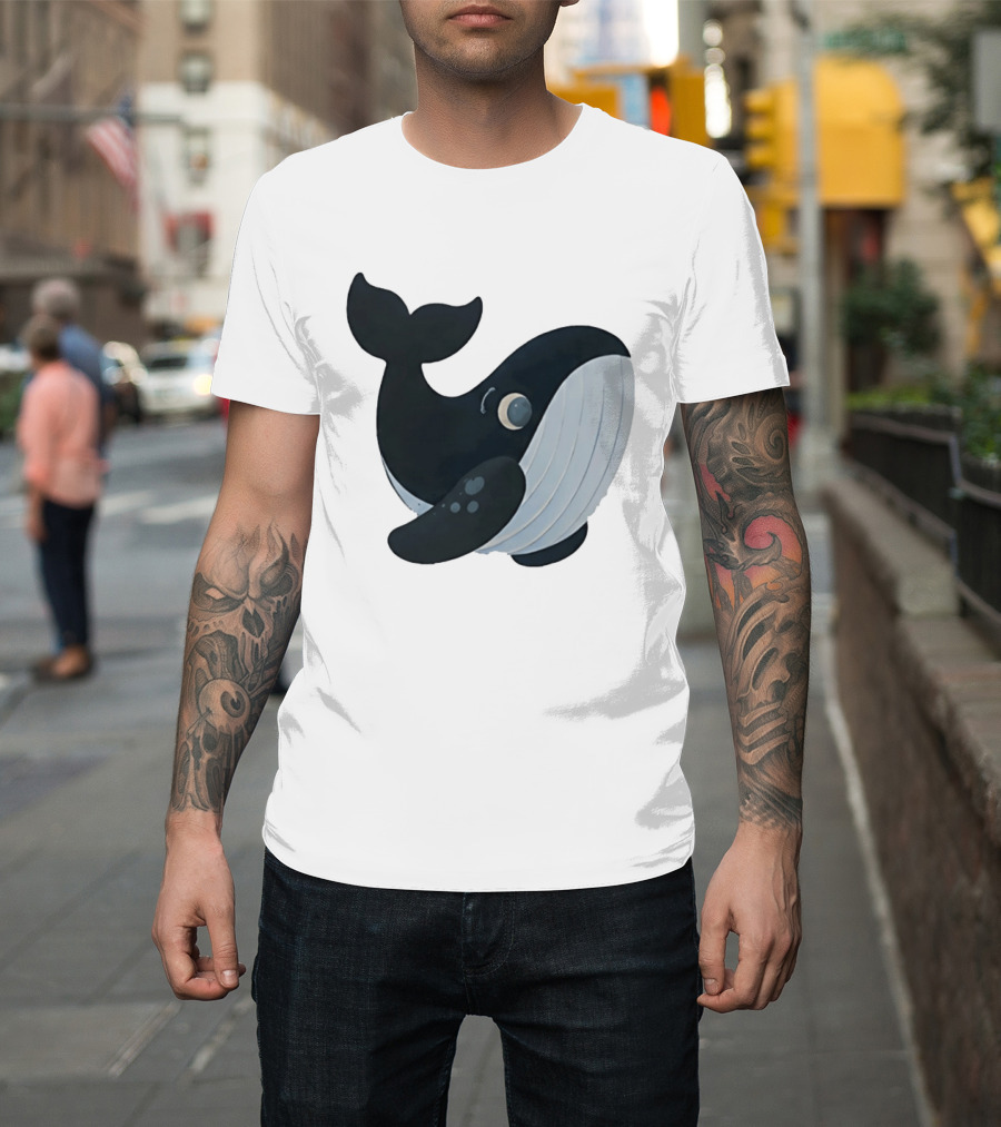 Cocomelon The Movie J.J Whale Cartoon T-Shirt