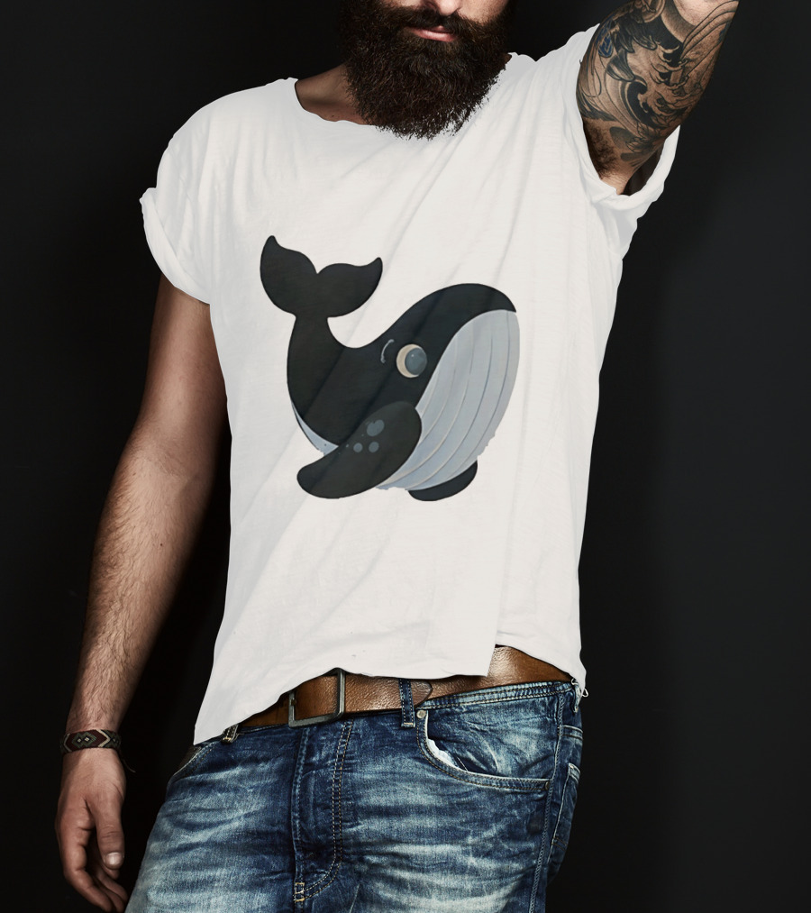 Cocomelon The Movie J.J Whale Cartoon T-Shirt