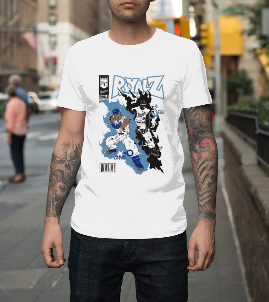 Royals Dragon Kamehameha Baseball Anime T-Shirt