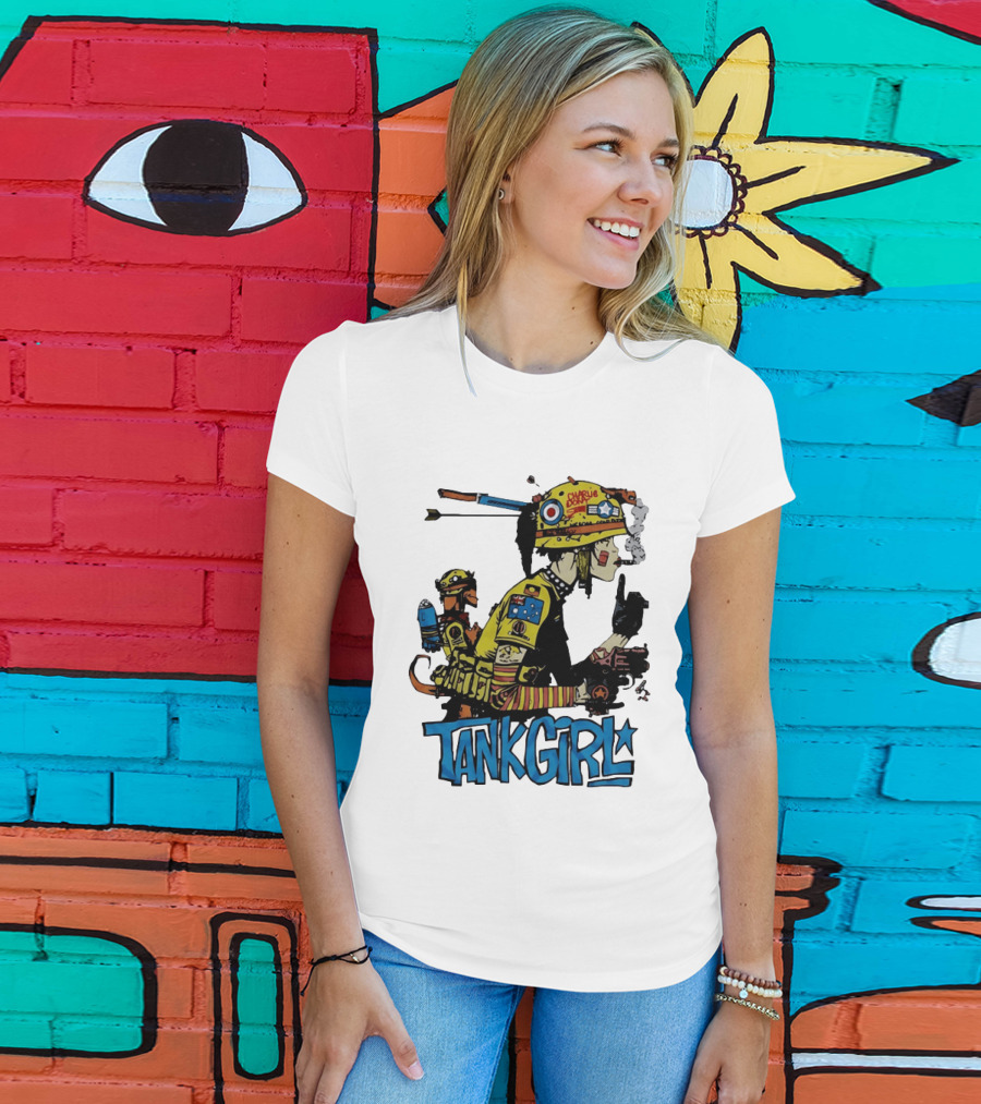 Tank Girl Comic Punk Rock Charlie Don't Surf T-Shirt