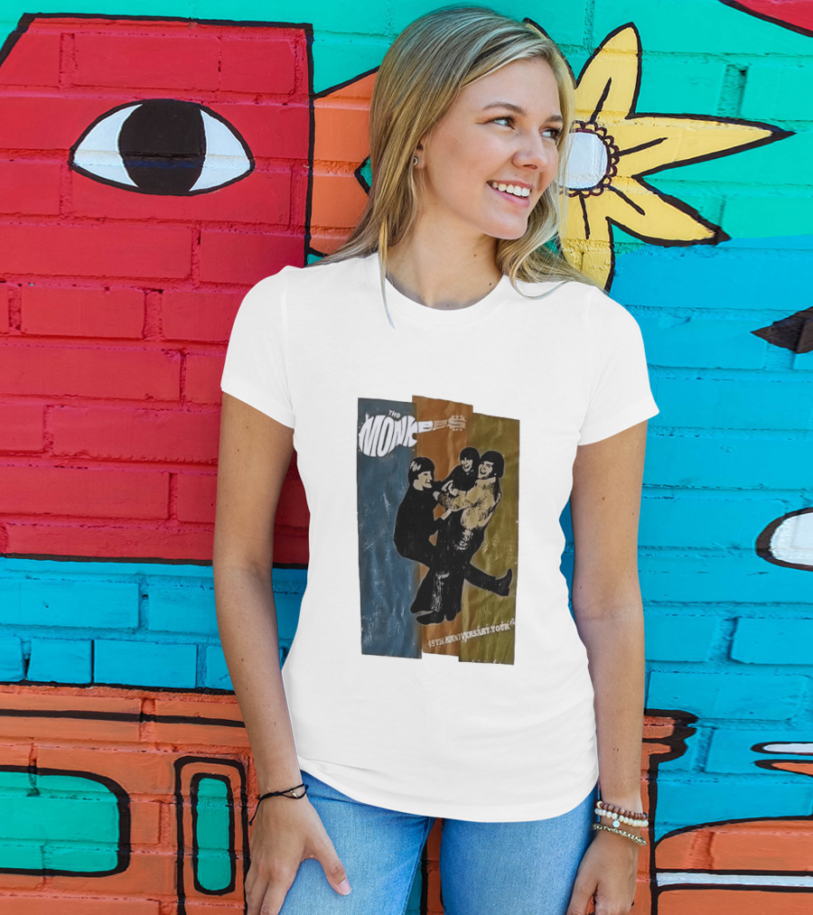 The Monkees 45th Anniversary Tour Vintage Band Celebration T-Shirt