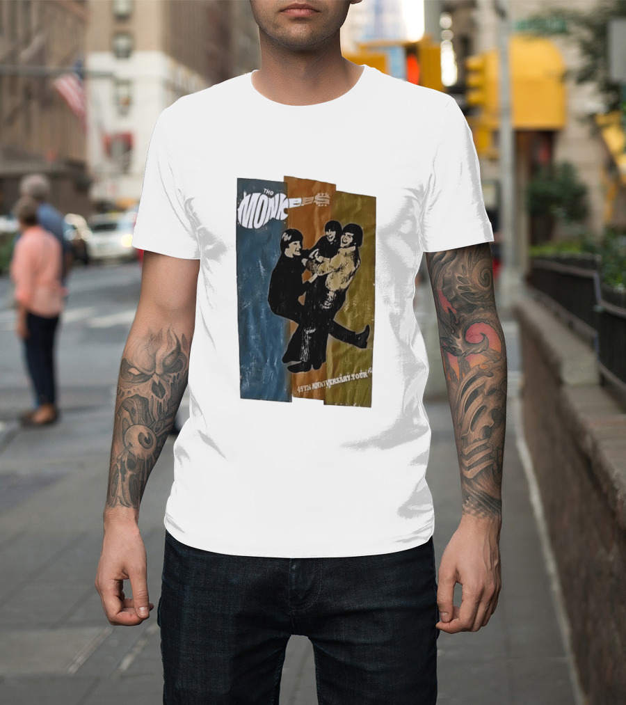 The Monkees 45th Anniversary Tour Vintage Band Celebration T-Shirt