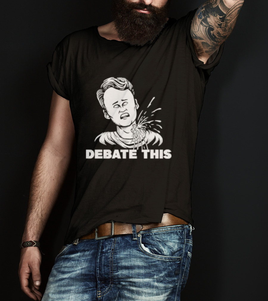Charlie Kirk Debate This Explosion Head T-Shirt