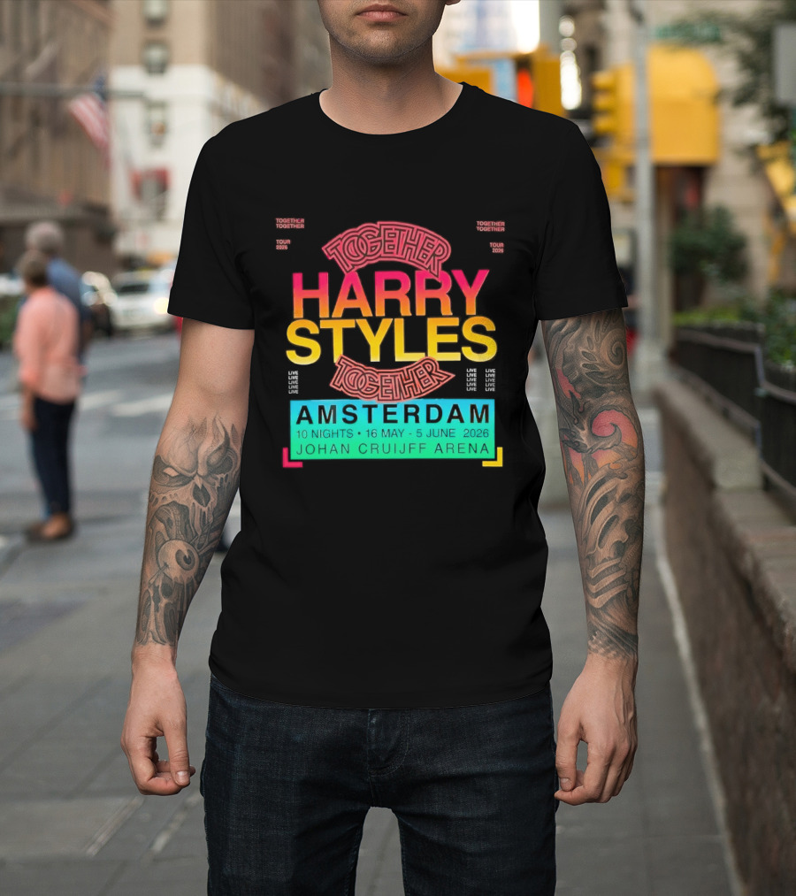 Harry Styles Together Tour 2026 Amsterdam Johan Cruijff Arena T-Shirt