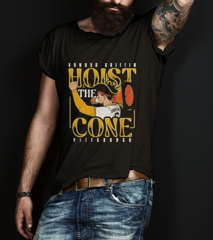 Konnor Griffin Hoist The Cone Pittsburgh T-Shirt