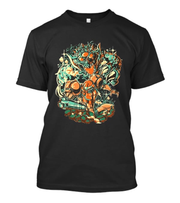 Metroid Samus Aran Kraid Catastrophic Day Retro Gaming T-Shirt
