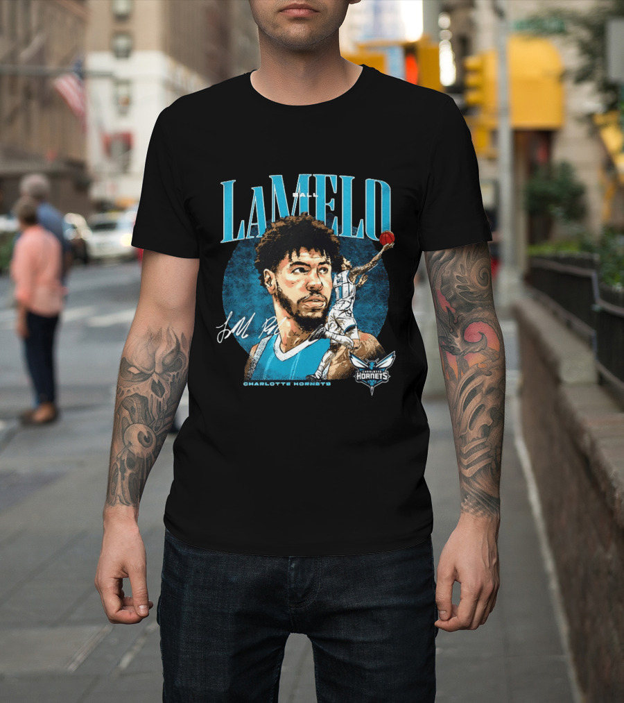 LaMelo Ball Charlotte Hornets NBA 2026 Player Signature Edition T-Shirt