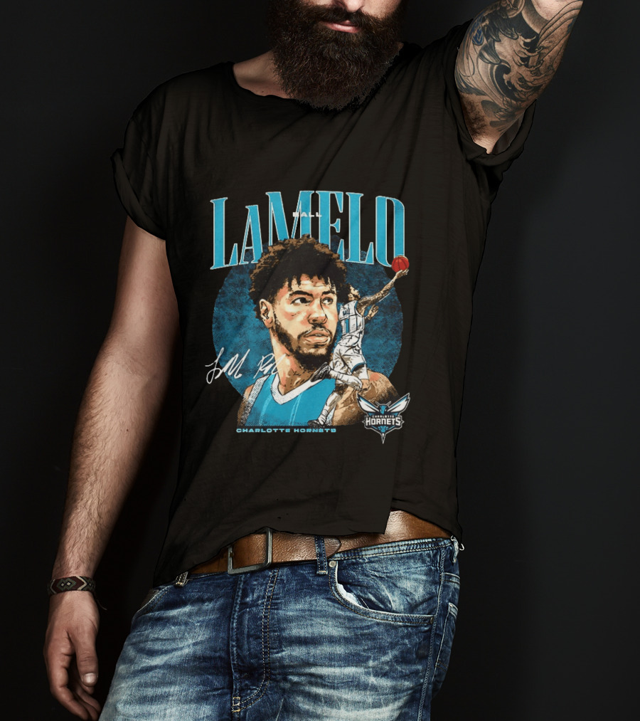 LaMelo Ball Charlotte Hornets NBA 2026 Player Signature Edition T-Shirt