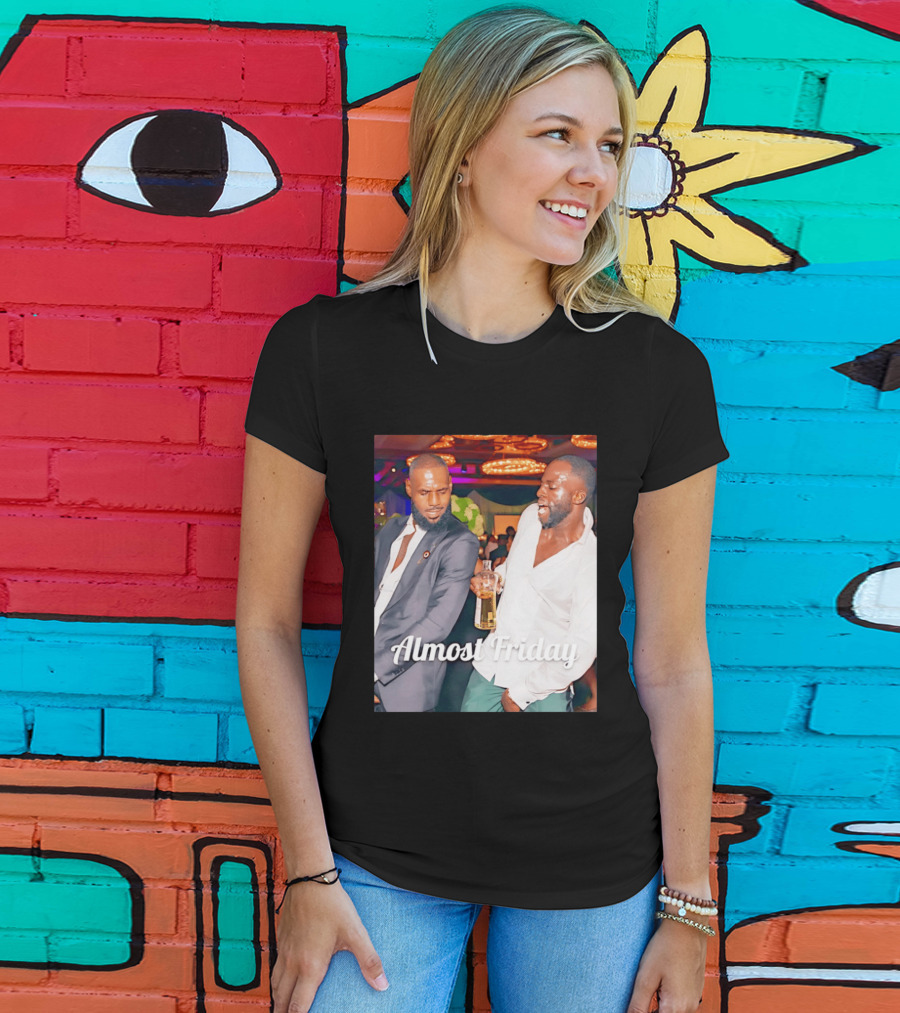 LeBron James Draymond Green Almost Friday Club Scene T-Shirt