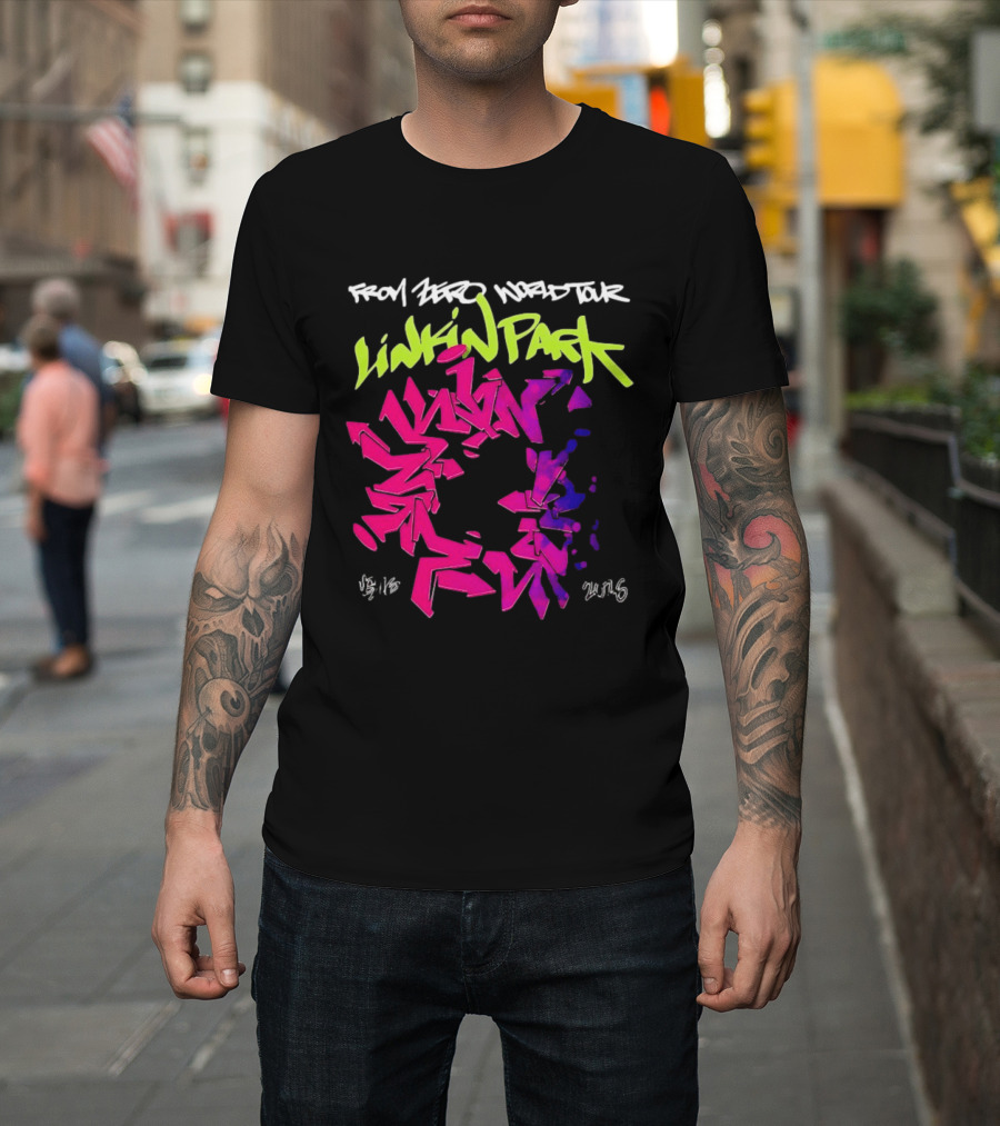 Linkin Park From Zero World Tour 2026 Graffiti T-Shirt
