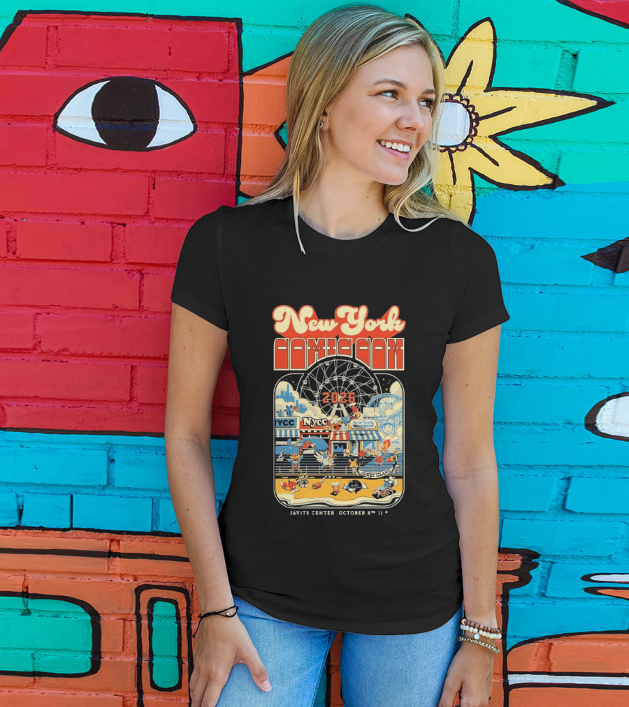 New York Comic Con 2026 Coney Island Javits Center October 8 To 11 T-Shirt