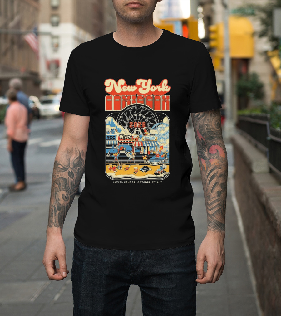 New York Comic Con 2026 Coney Island Javits Center October 8 To 11 T-Shirt