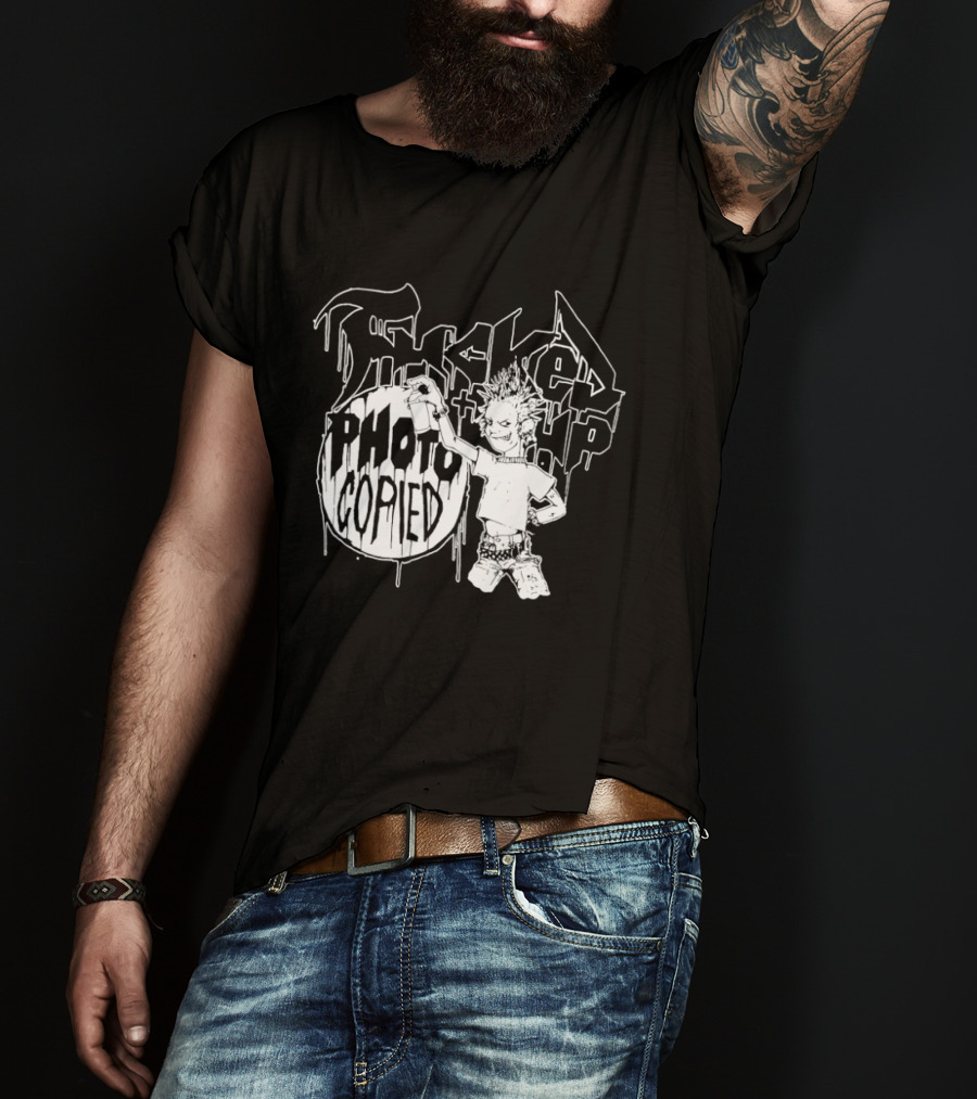 F'd Up Photocopied Undercover SS01 Graffiti Style Punk T-Shirt