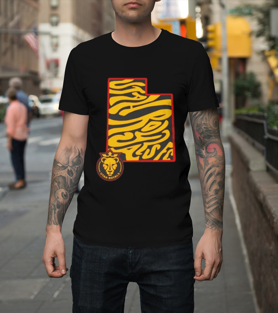 Utah Royals FC Groovy State Lion T-Shirt