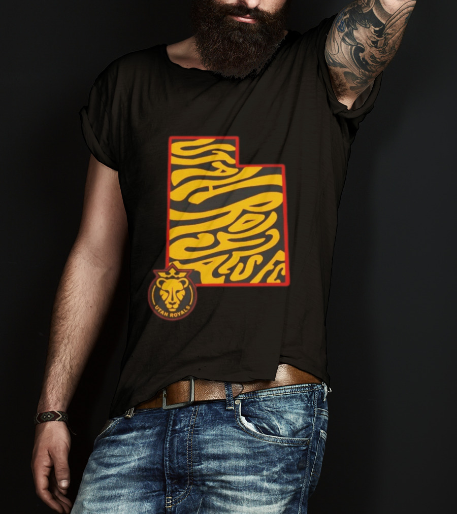 Utah Royals FC Groovy State Lion T-Shirt