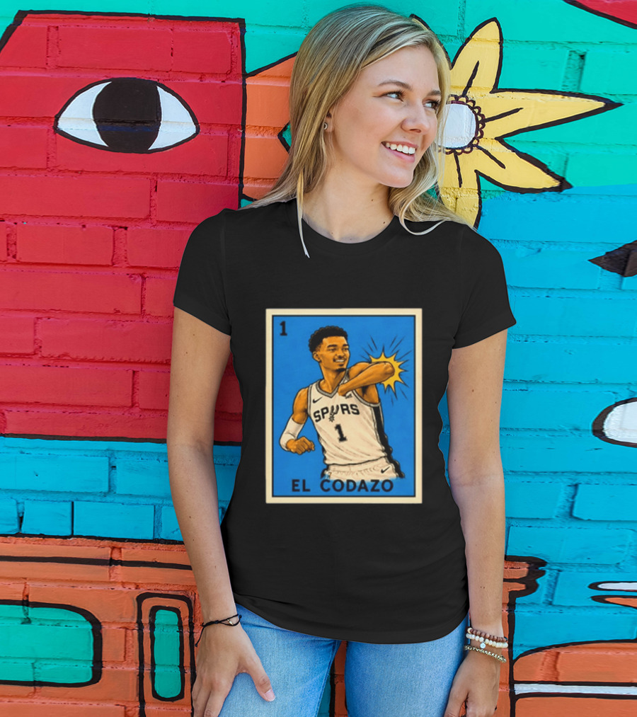 Victor Wembanyama El Codazo San Antonio Spurs NBA 2026 T-Shirt