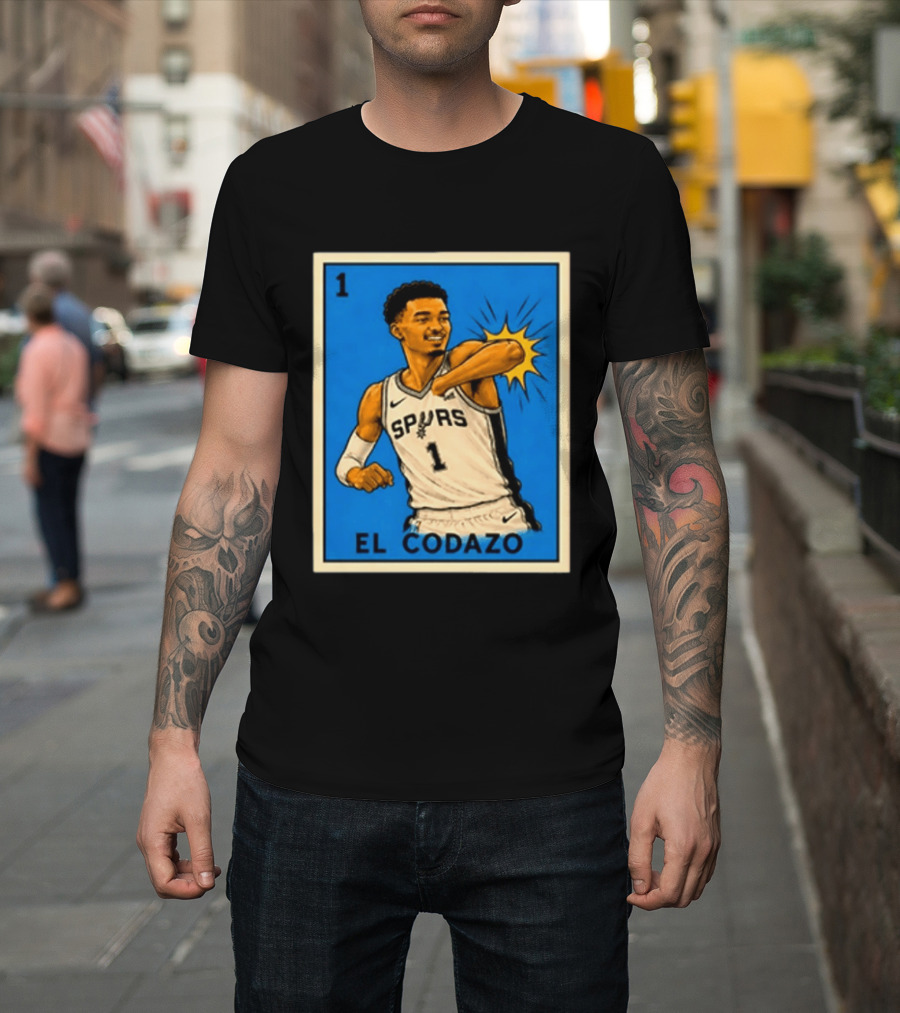 Victor Wembanyama El Codazo San Antonio Spurs NBA 2026 T-Shirt