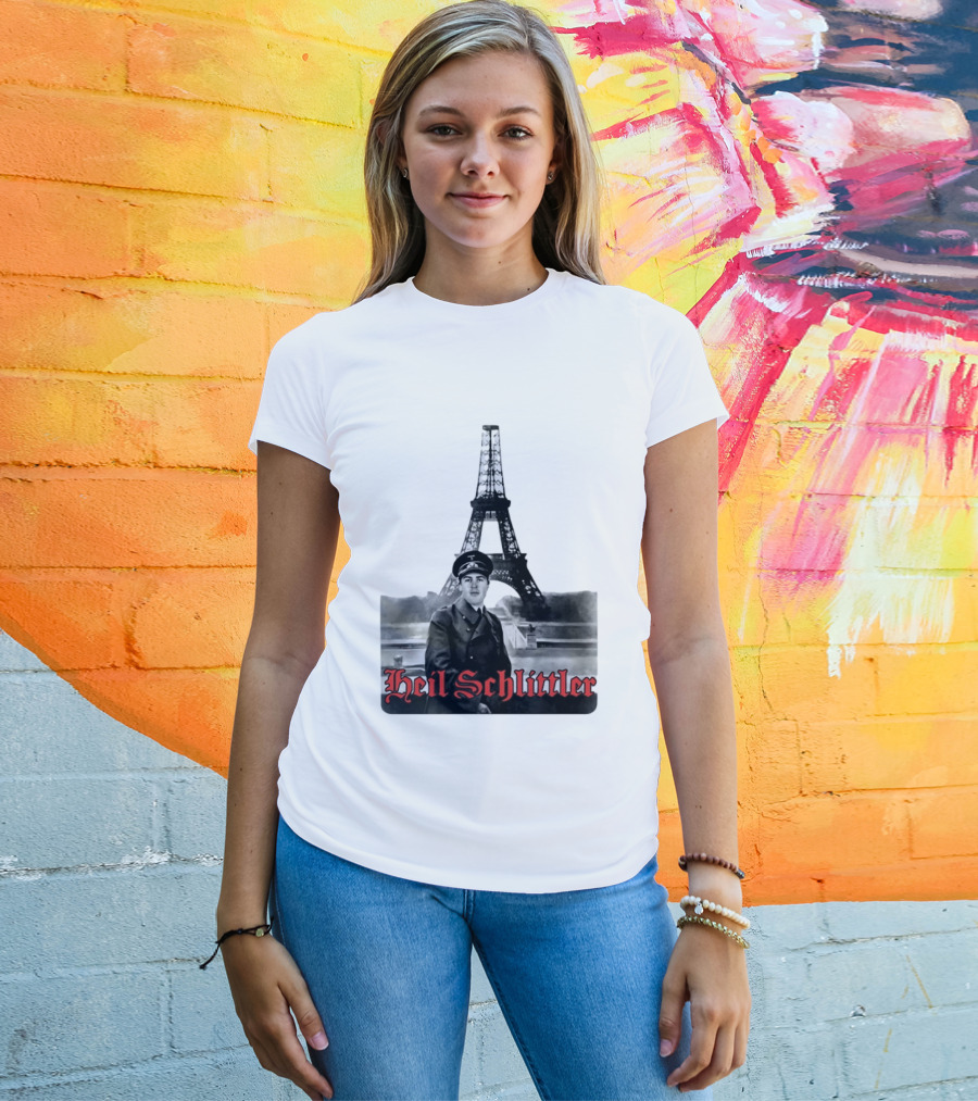 Adolf Hitler X Eiffel Tower Heil Schlittler T-Shirt