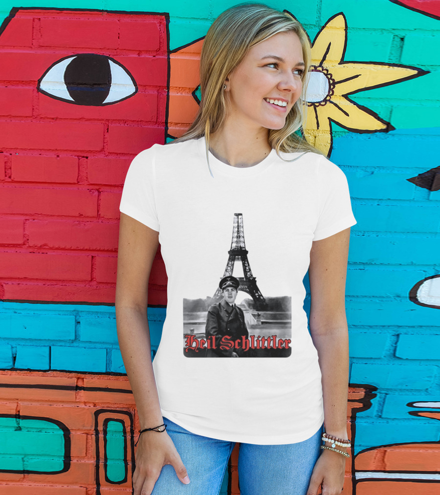 Adolf Hitler X Eiffel Tower Heil Schlittler T-Shirt