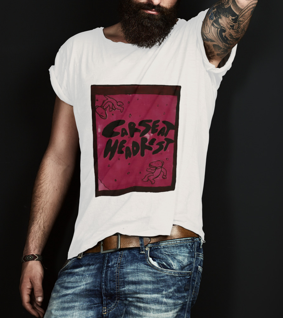 Car Seat Headrest Pink Alien T-Shirt