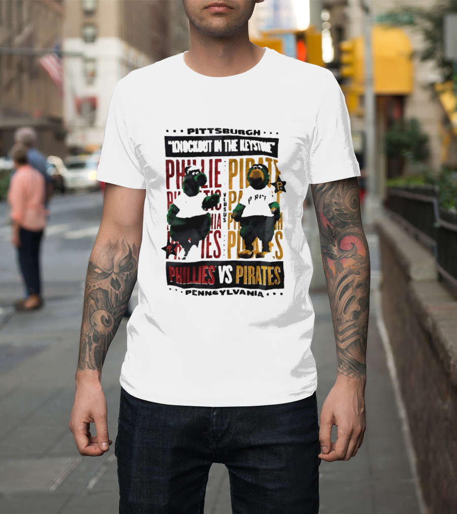 Pittsburgh Knockout In The Keystone Phillies Vs Pirates Pennsylvania T-Shirt