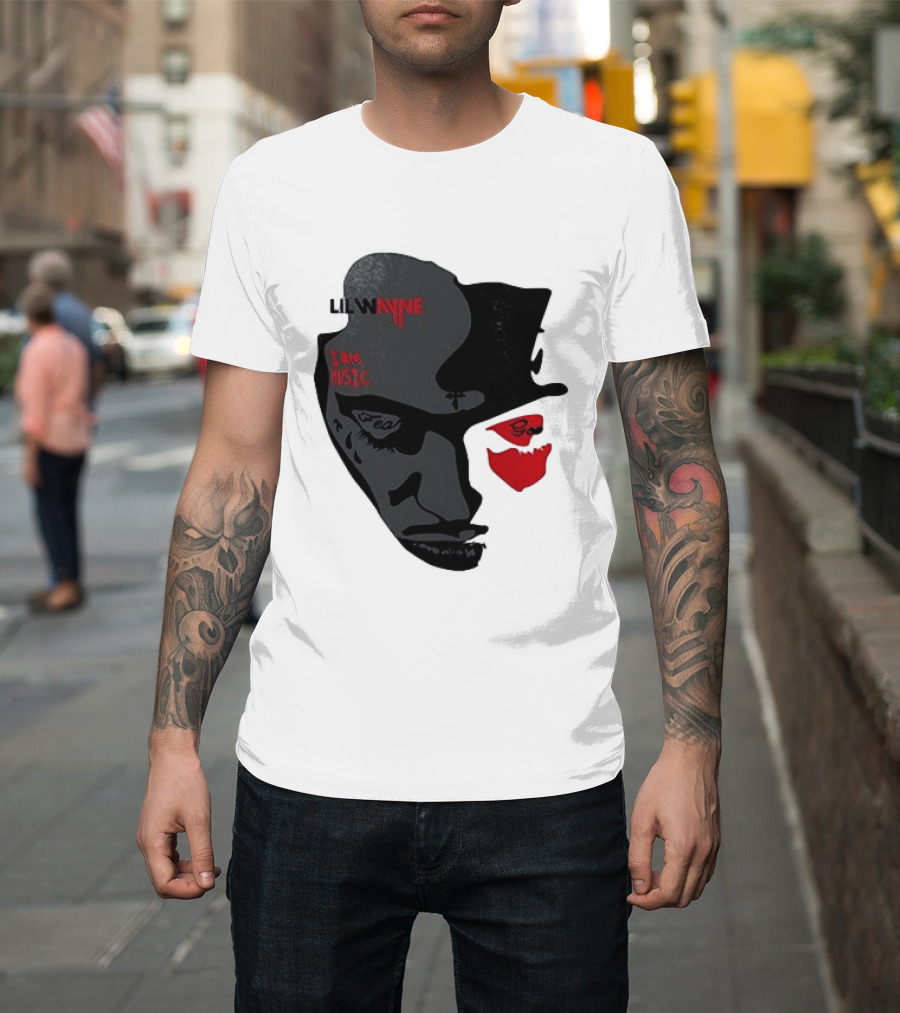 Lil Wayne I Am Music Sorry 4 The Wait Face T-Shirt