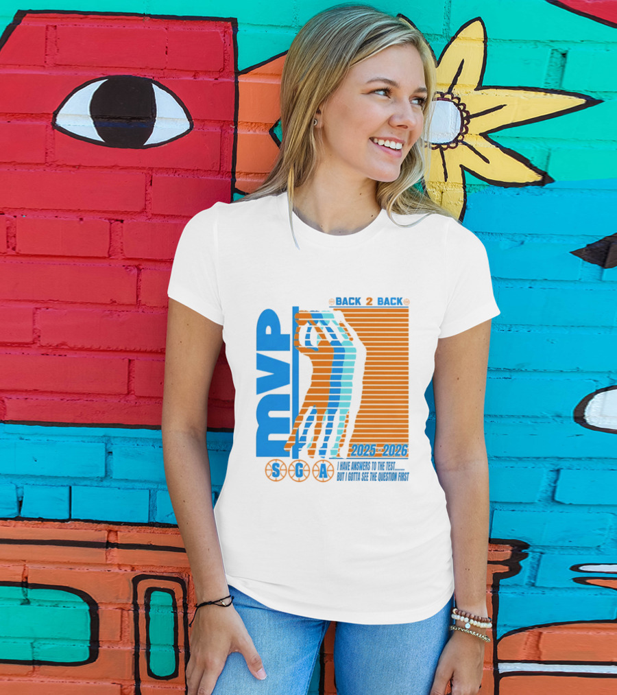 MVP Back 2 Back 2025 2026 SGA T-Shirt