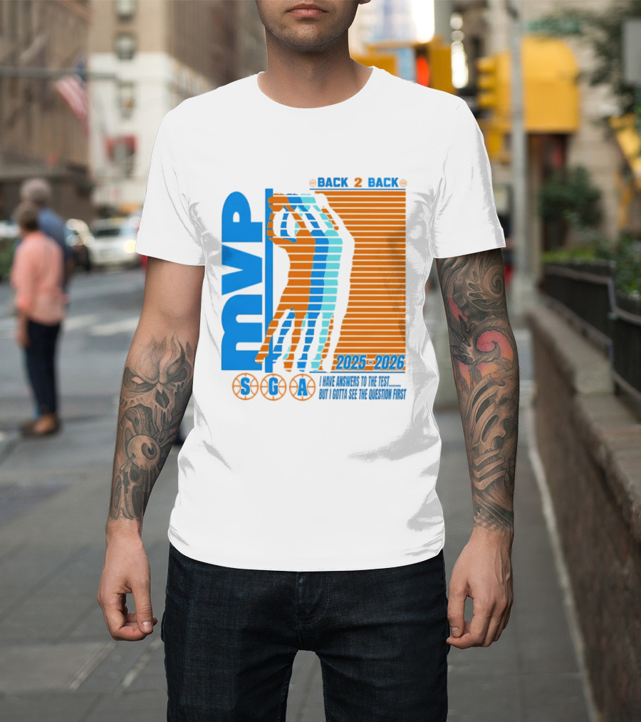 MVP Back 2 Back 2025 2026 SGA T-Shirt