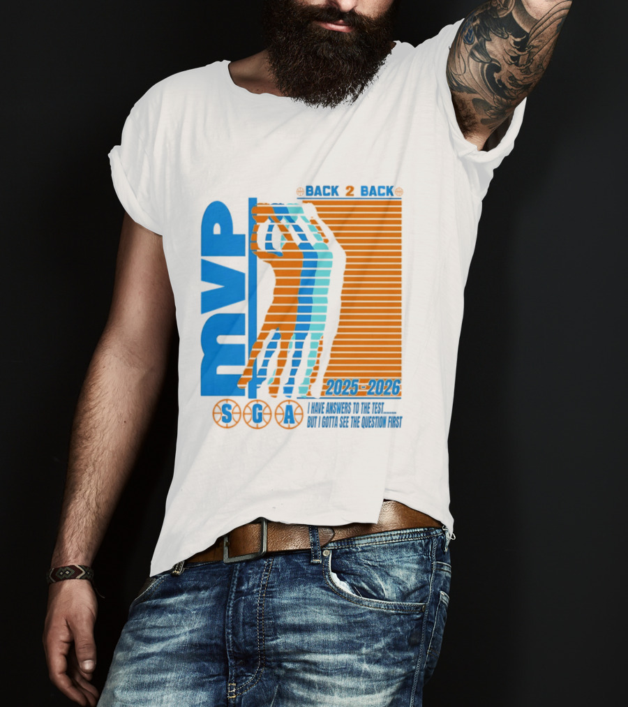 MVP Back 2 Back 2025 2026 SGA T-Shirt