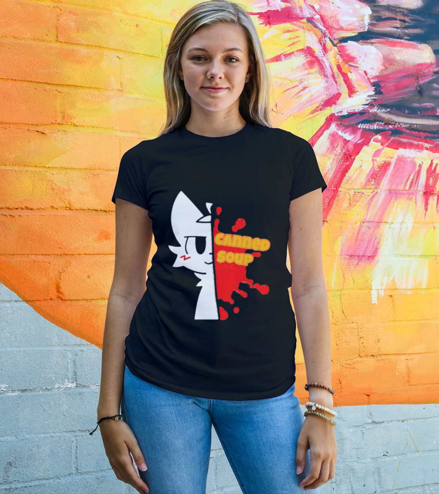 Boykisser Meme Canned Soup Splatter T-Shirt