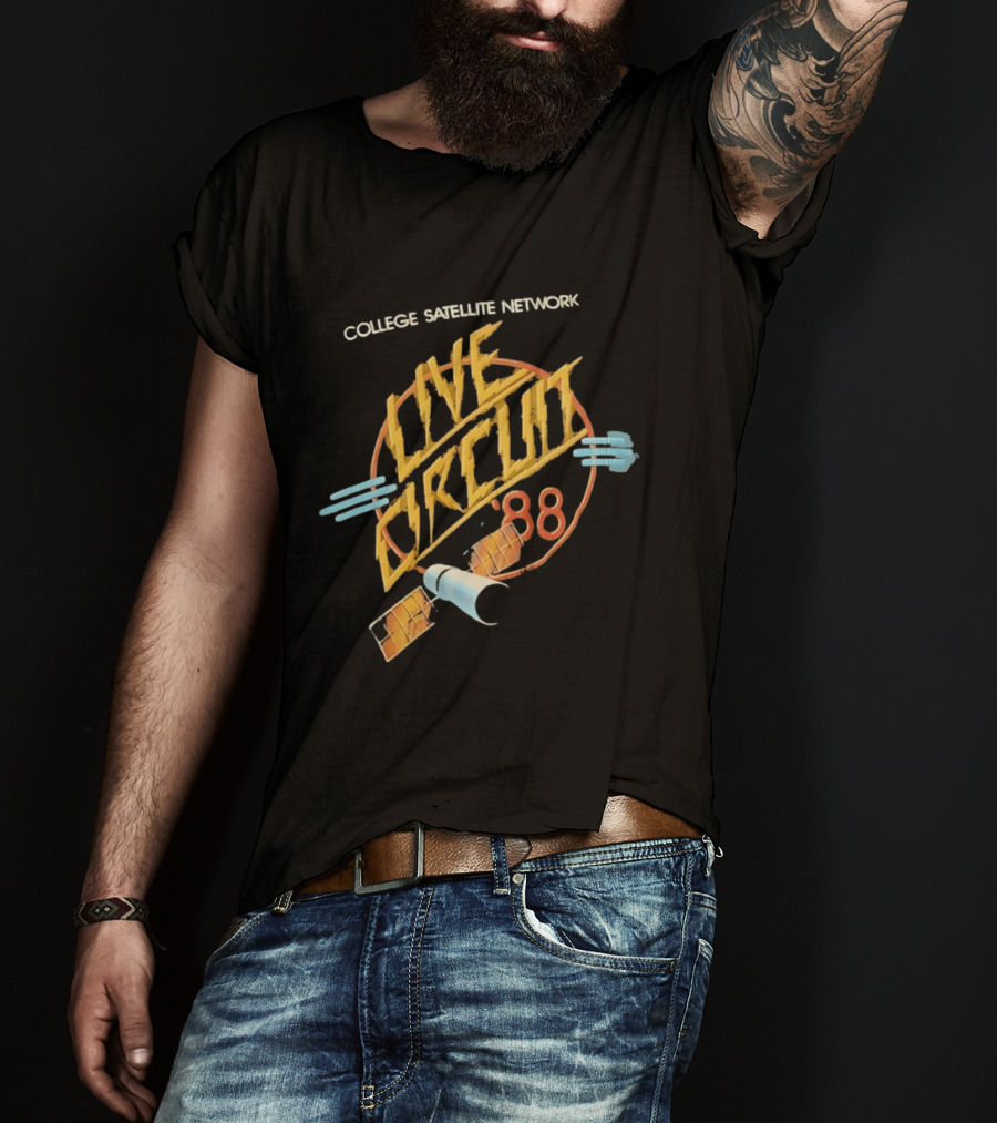College Satellite Network Live Circuit 88 Vintage Space T-Shirt