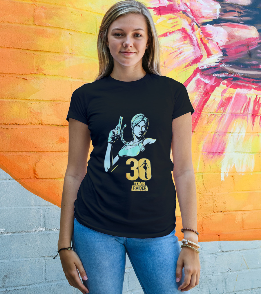 Lara Croft 30 Years Tomb Raider Anniversary T-Shirt