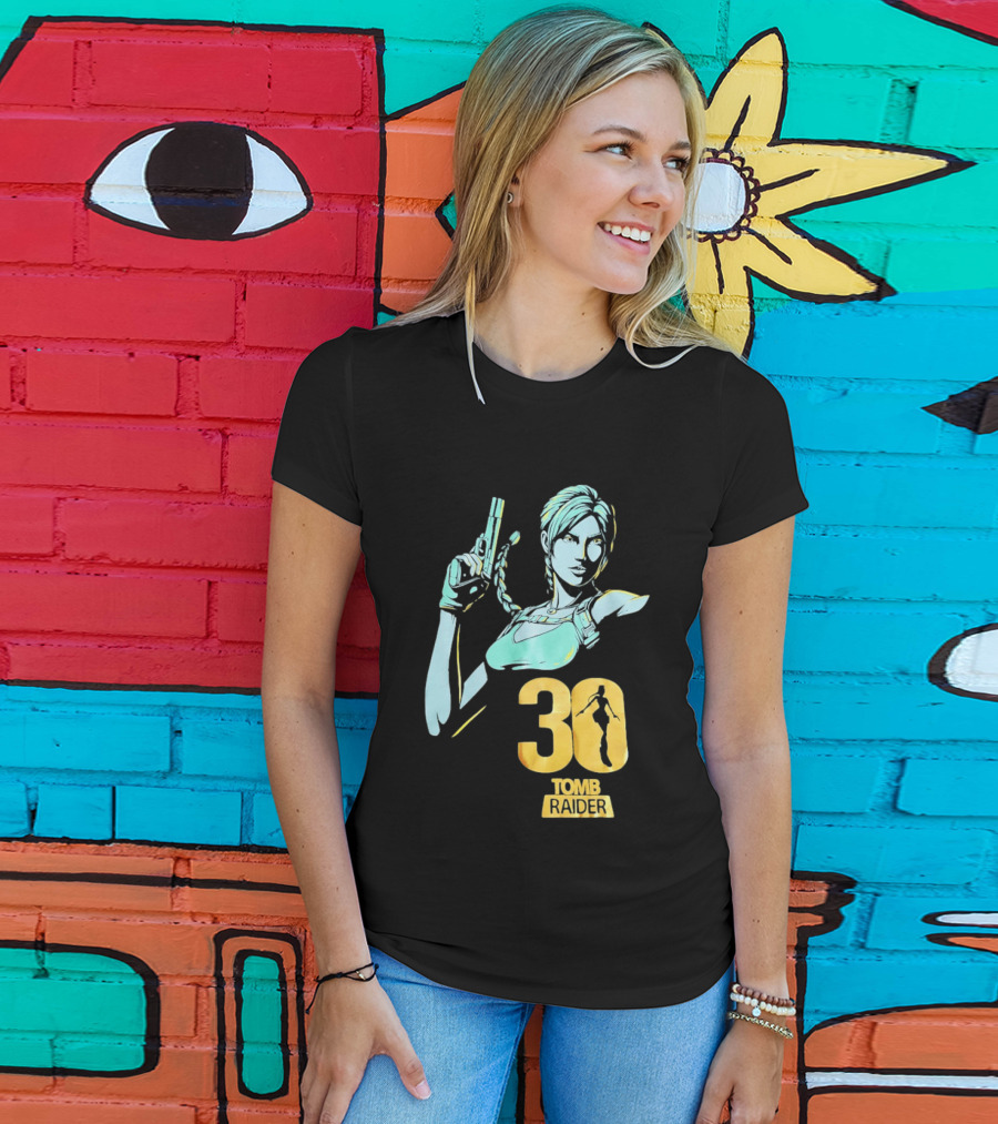 Lara Croft 30 Years Tomb Raider Anniversary T-Shirt