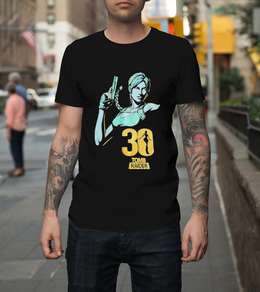 Lara Croft 30 Years Tomb Raider Anniversary T-Shirt