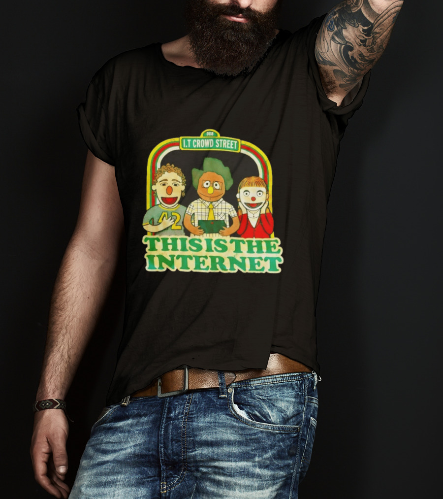 The IT Crowd Street This Is The Internet 0118 Muppet T-Shirt