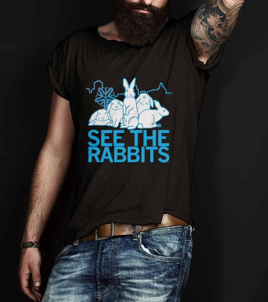 See The Rabbits Blue Bunny T-Shirt