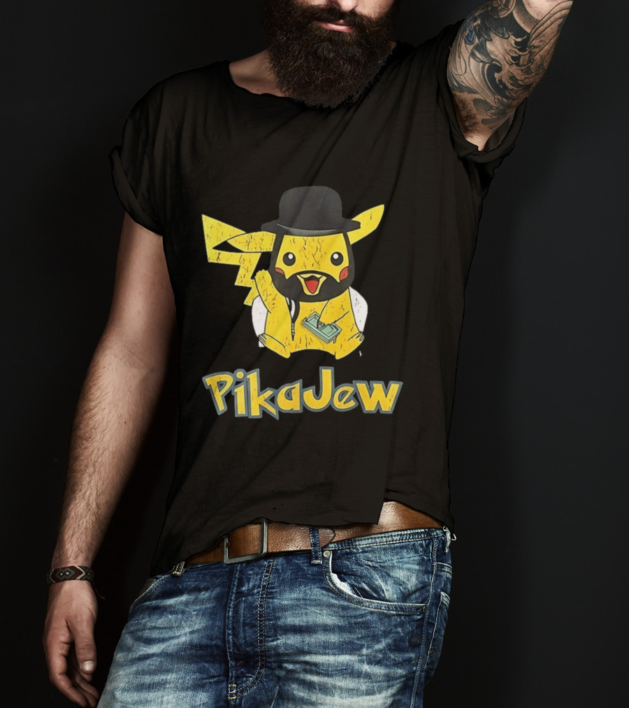 PikaJew And Niggachu Pokemon T-Shirt