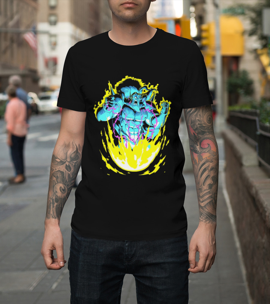 Starbarians Killgar Killgarian Rage Burst With Electric Energy T-Shirt