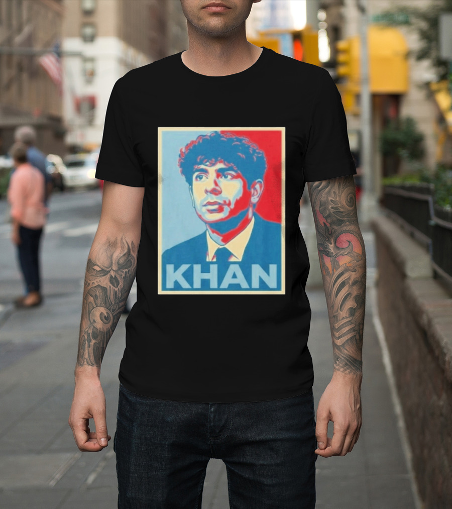 Tony Khan Hope Style Portrait KHAN T-Shirt